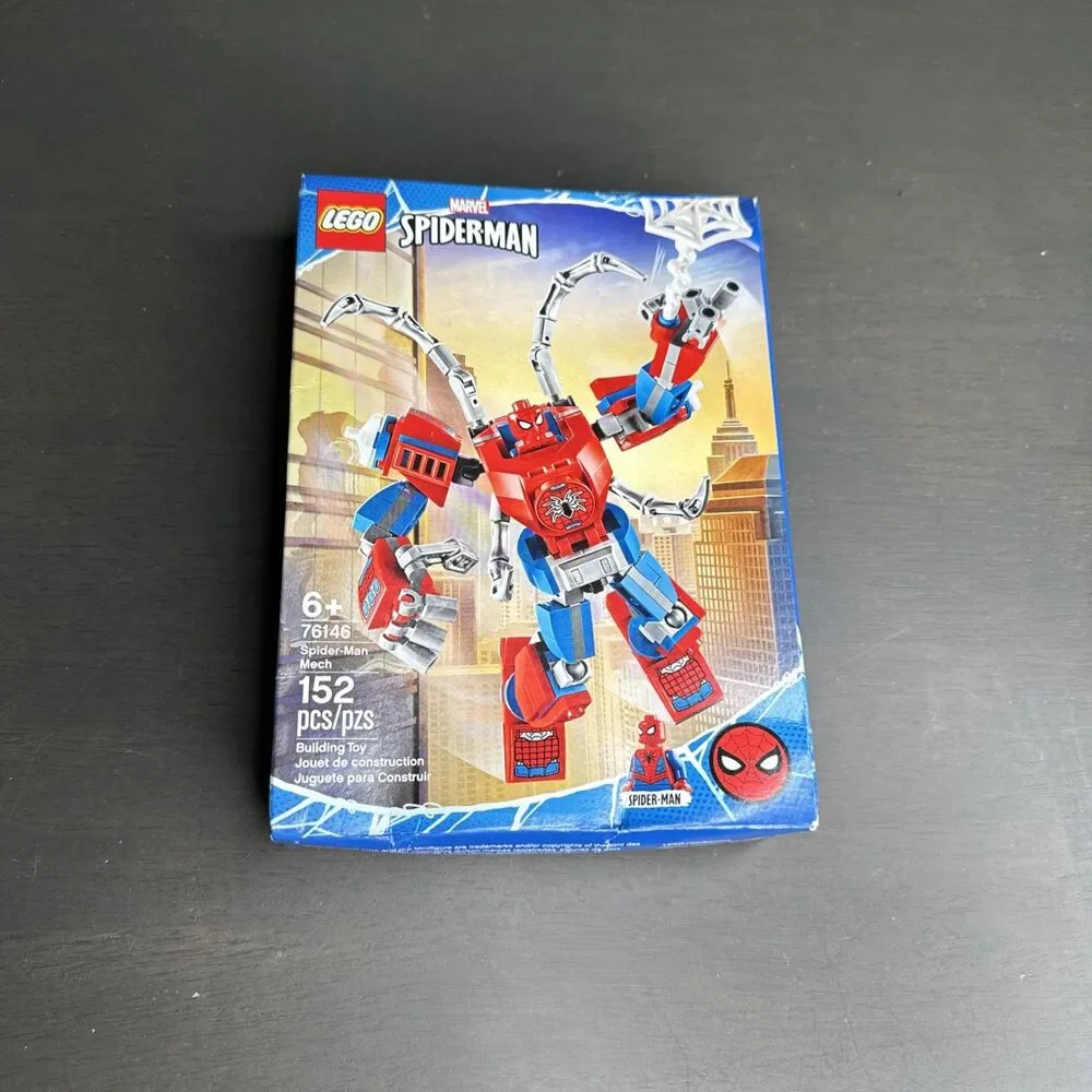 76146 LEGO Marvel Super Hero Spider-Man Mech New Box Retired